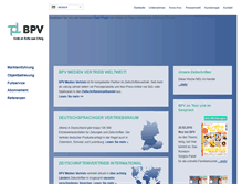 Tablet Screenshot of bpv-medien.com